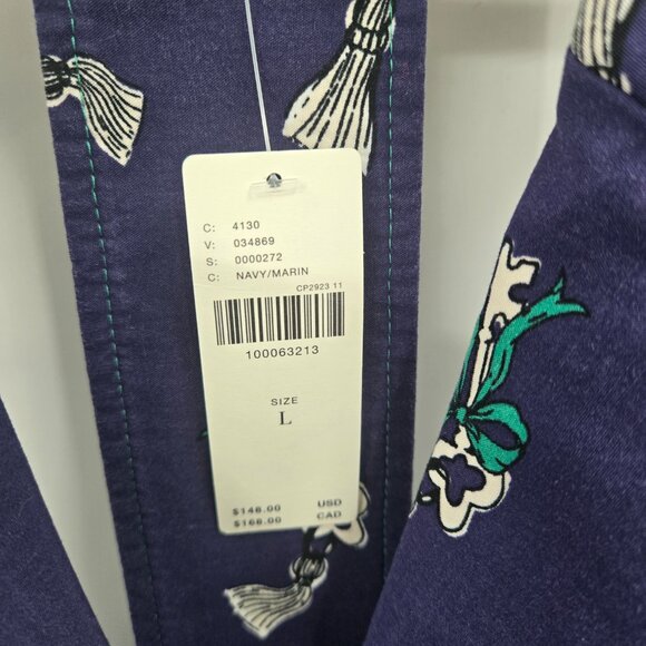 Maeve x Anthropologie Blue Collared Button Front Amelia  Mini Dress Size Large - Picture 11 of 14